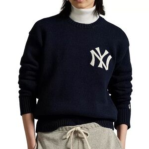 Polo by Ralph Lauren Navy Crew Neck Sweater